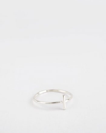 anillo de plata barato para mujer 1 barra creado por Marteliè para joyasmarket
